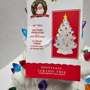 New Nostalgic Ceramic Mr. Christmas Lights Tree Target Store Rare Holiday Decor